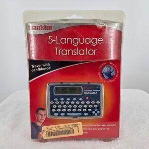 Franklin TWE-118A 5-Language European Translator English Spanish French German